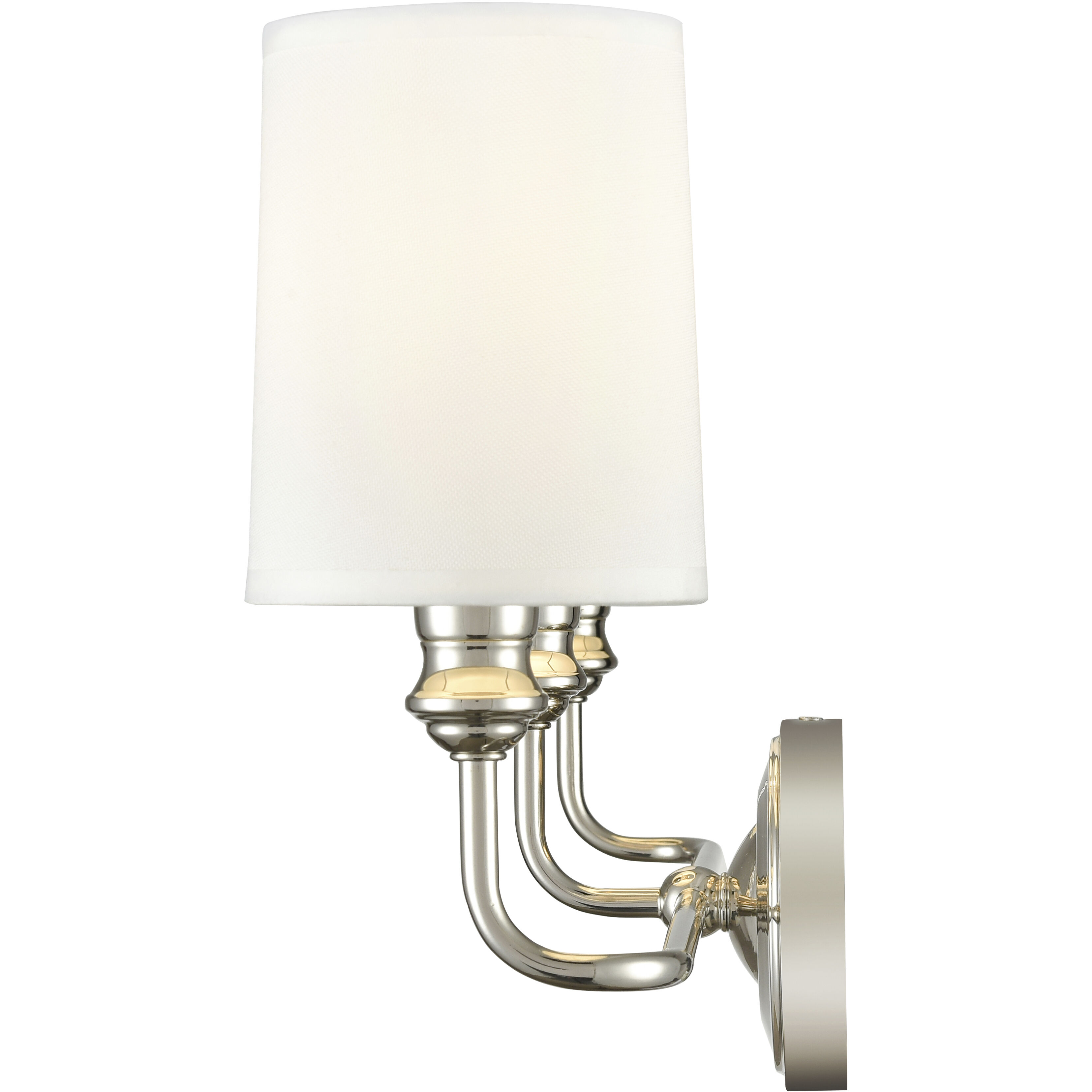 Leena 3 Light 22 inch Polished Nickel Bathroom Vanity Light Wall Light